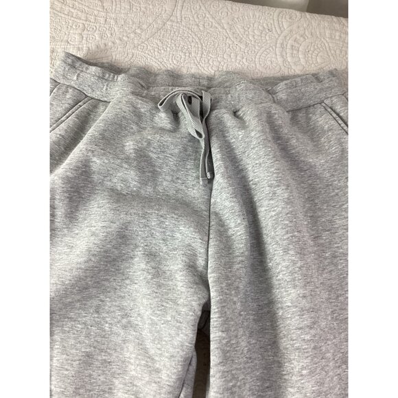 Womens Grey Fleece-Lined Jogger Sweatpants*XX-Large Plus Petite*Drawstring*EUC - Picture 2 of 7
